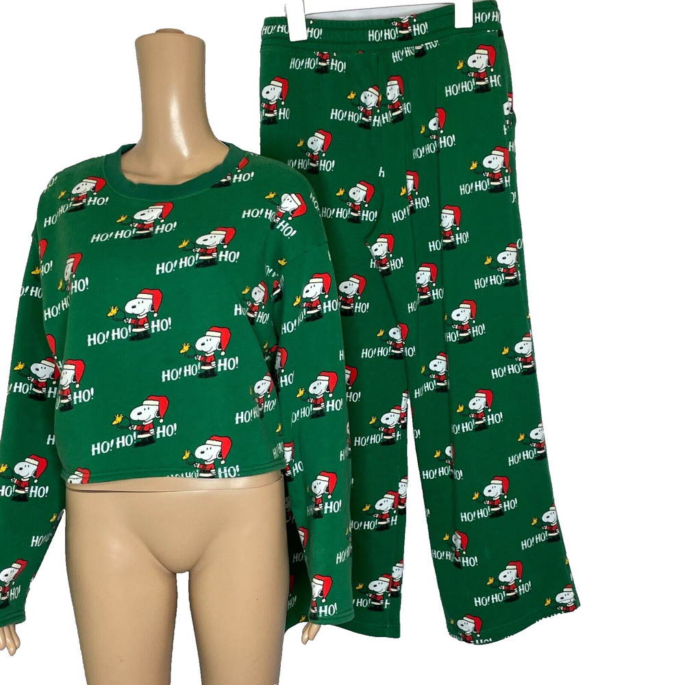 American Eagle Outfitters Green Santa Sweatshirt